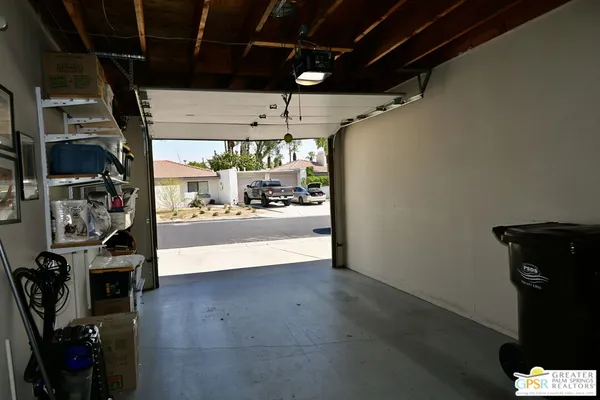 a view of outdoor seating space