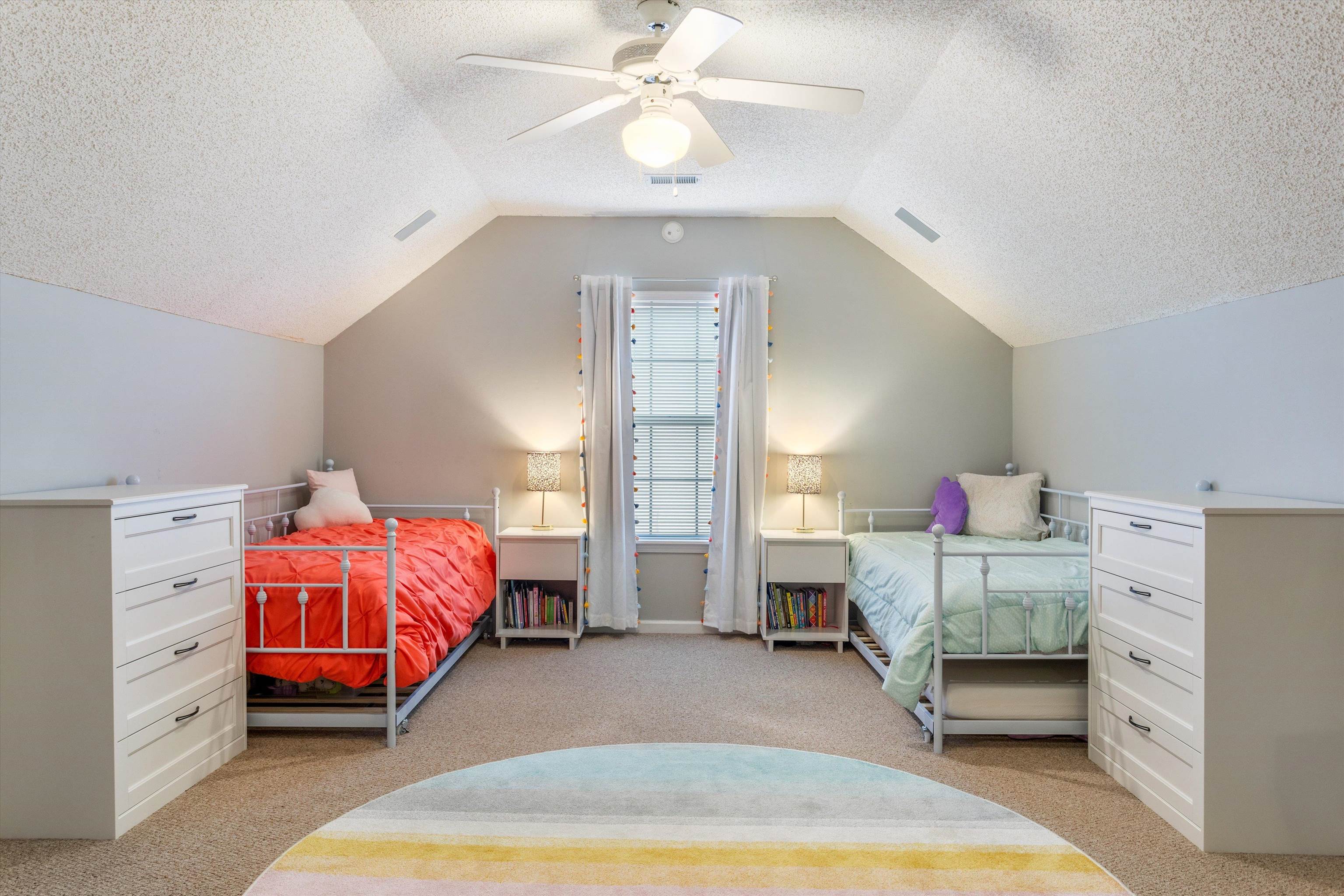 6614 Stephan Ridge Cove Bartlett, TN 38135 - Photo 17 of 26 a bedroom with bed and a chandelier