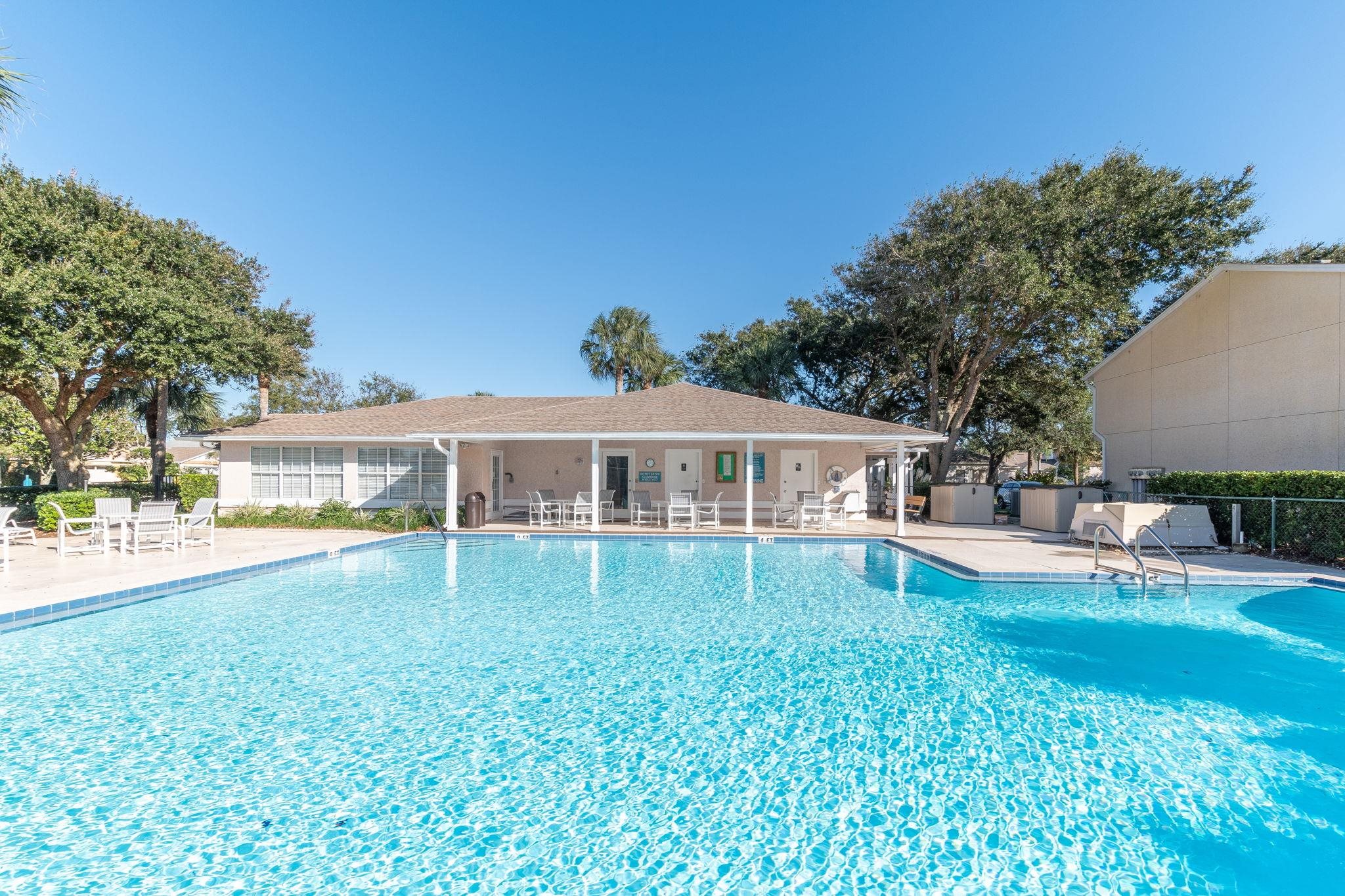 322 Monika Place St. Augustine, FL 32080 - Photo 53 of 55 a view of a house with a yard patio and swimming pool