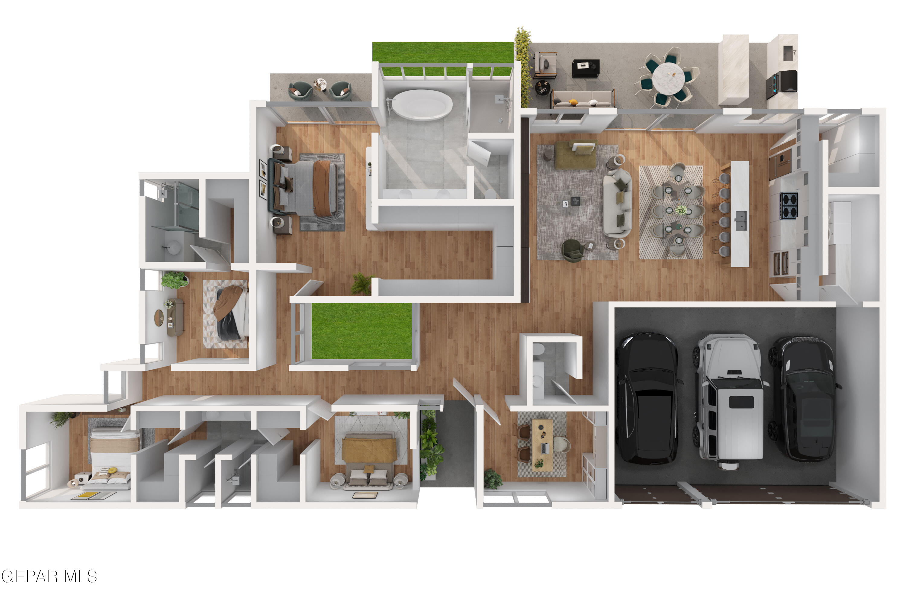 5659 Rio Bonito Circle El Paso, TX 79932 - Photo 55 of 55 a black and white photo of a building