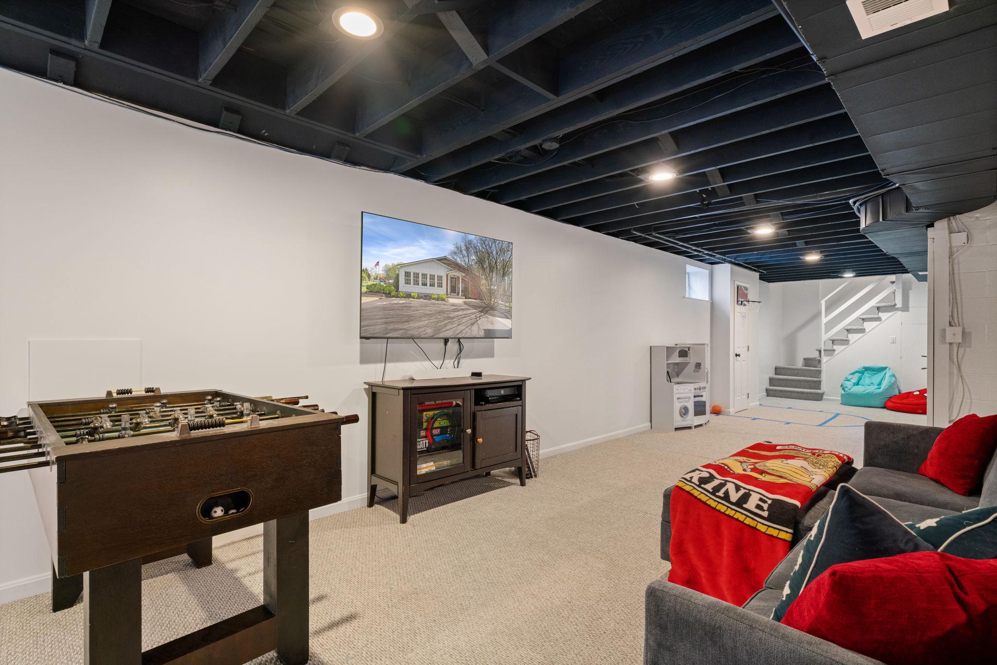 19728 Gleedsville Road Leesburg, VA 20175 - Photo 41 of 61 Modern basement rec room
