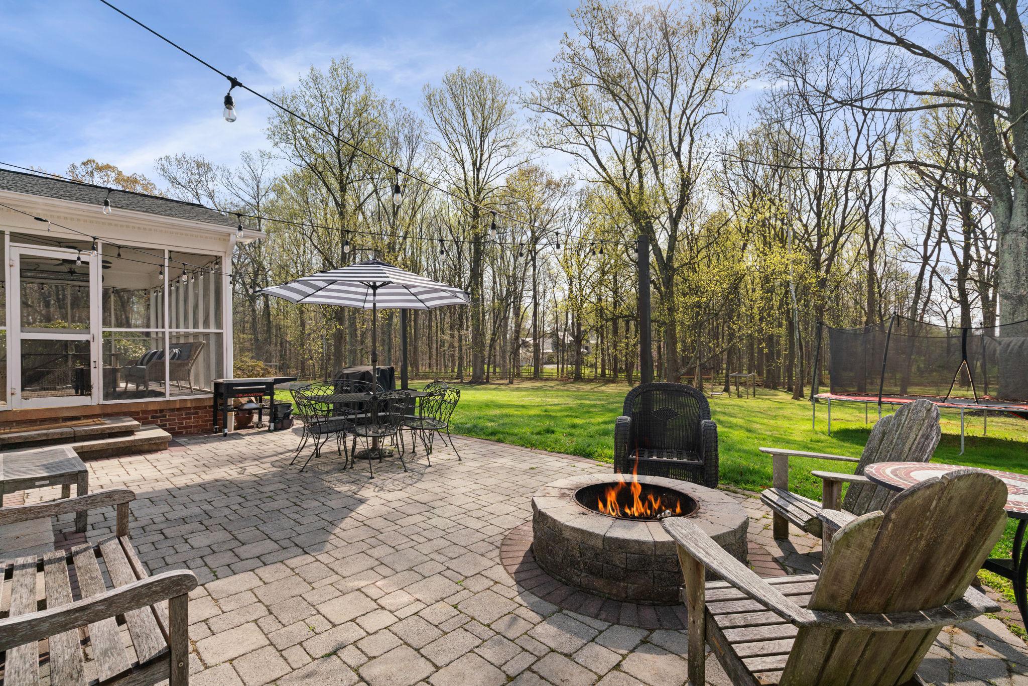 19728 Gleedsville Road Leesburg, VA 20175 - Photo 53 of 61 Patio, firepit, and large backyard