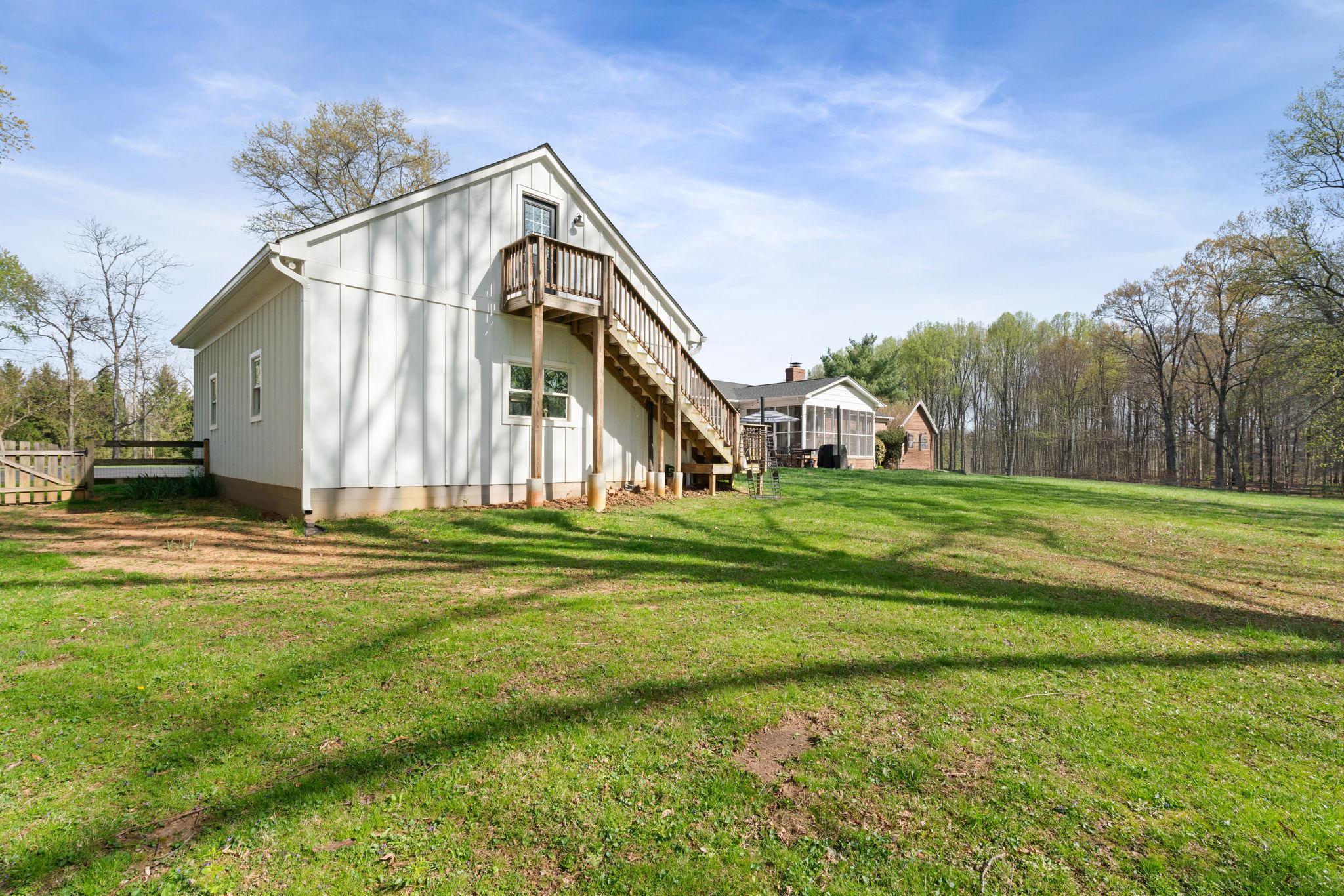 19728 Gleedsville Road Leesburg, VA 20175 - Photo 57 of 61 Backyard and garage