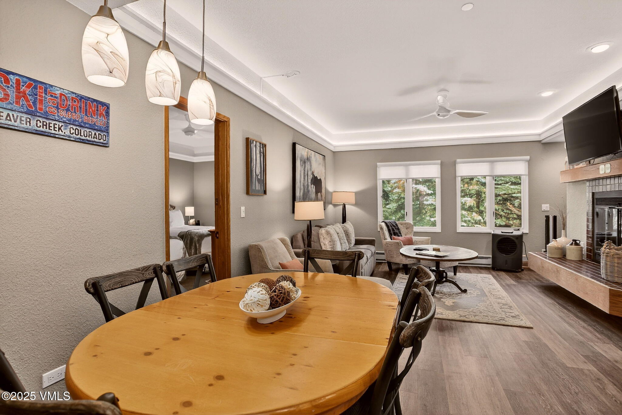 120 Offerson Road, Unit 5160 Beaver Creek, CO 81620 - Photo 7 of 30 a view of a dining room with furniture window and outside view