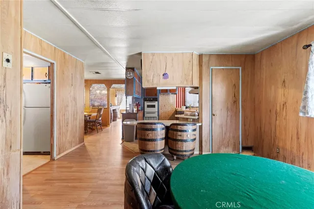 a living room with a couch and a table