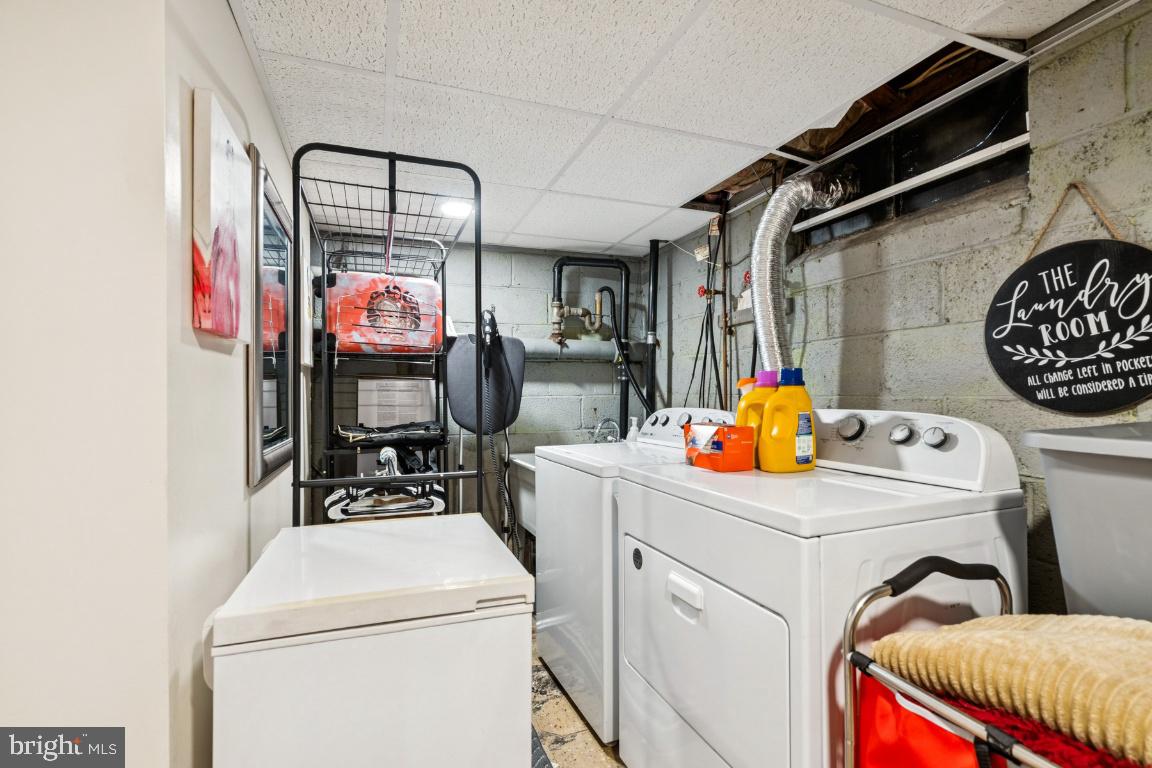 146 Country Club Road Pine Hill, NJ 08021 - Photo 22 of 28 a utility room with dryer and washer