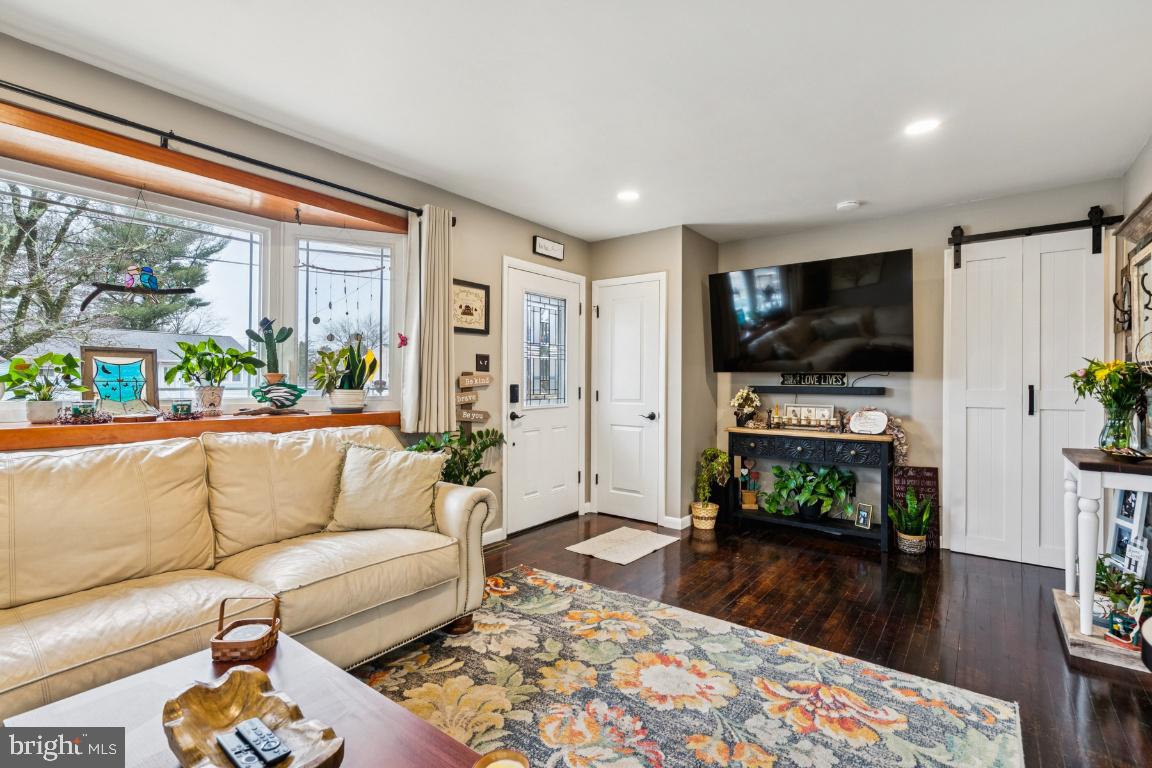 146 Country Club Road Pine Hill, NJ 08021 - Photo 7 of 28 a living room with fireplace furniture and a flat screen tv