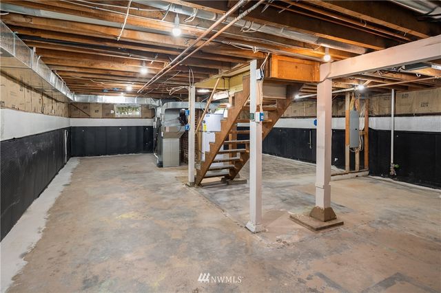 a view of a storage room