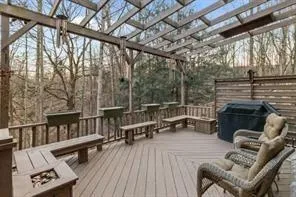 a view of a forest with trees