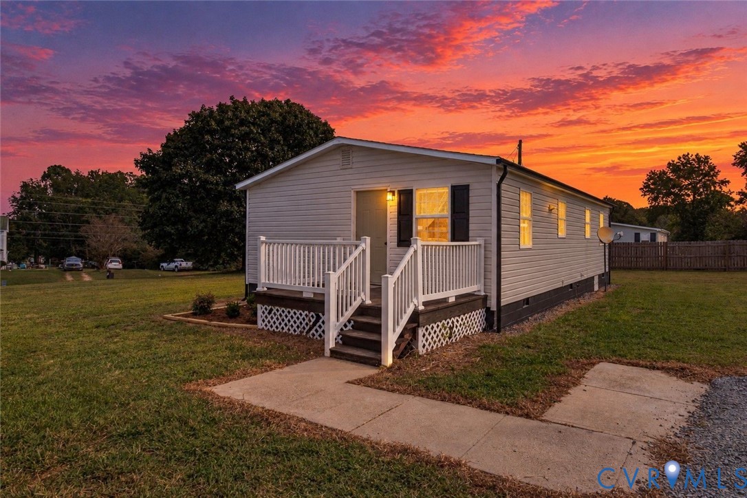 36 Bundick Road Lottsburg, VA 22511 - Photo 27 of 50 Light-colored siding exterior with dark shutters,