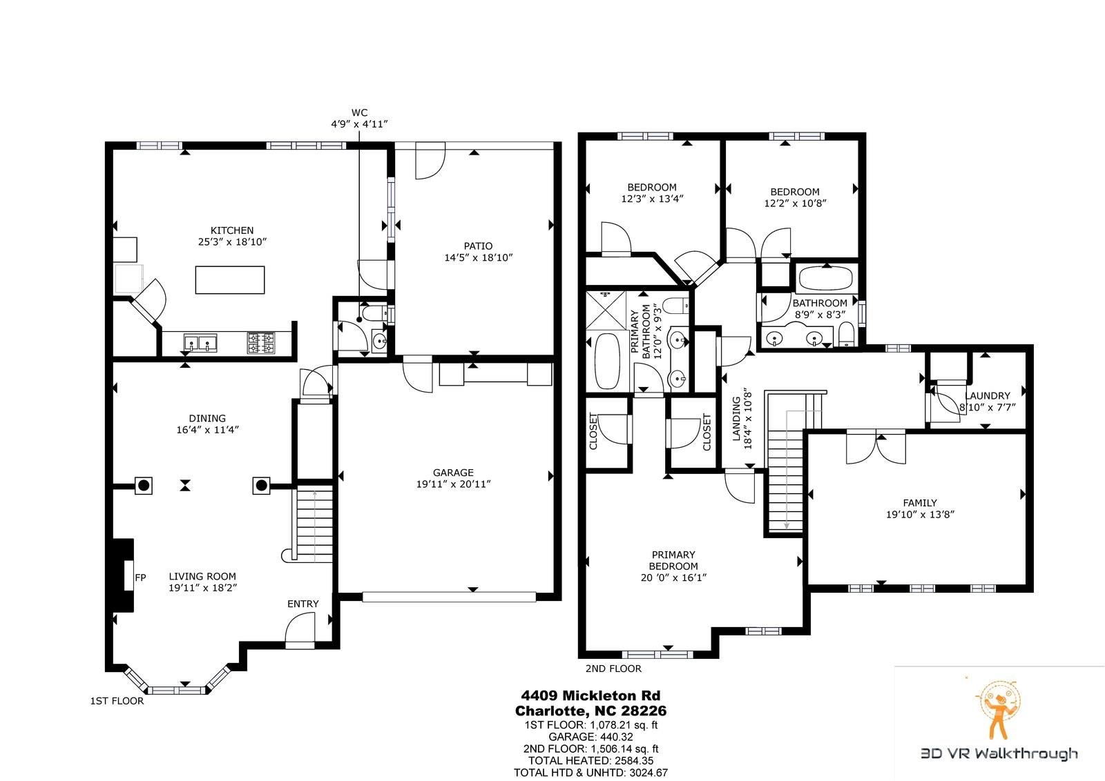 4409 Mickleton Road Charlotte, NC 28226 - Photo 31 of 31 a picture of a bathroom with a shower