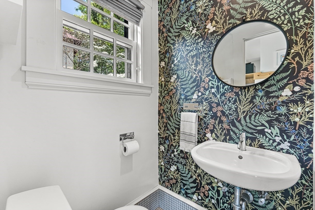 9 Lakeview Terrace Winchester, MA 01890 - Photo 20 of 42 a bathroom with a sink and mirror