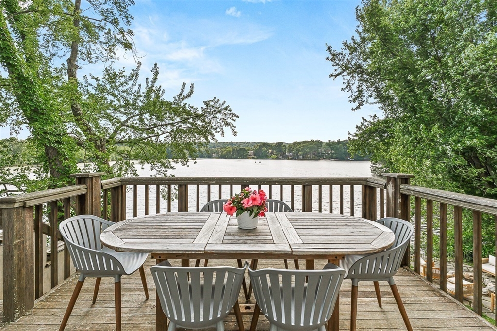 9 Lakeview Terrace Winchester, MA 01890 - Photo 6 of 42 a view of a wooden bench on the roof deck