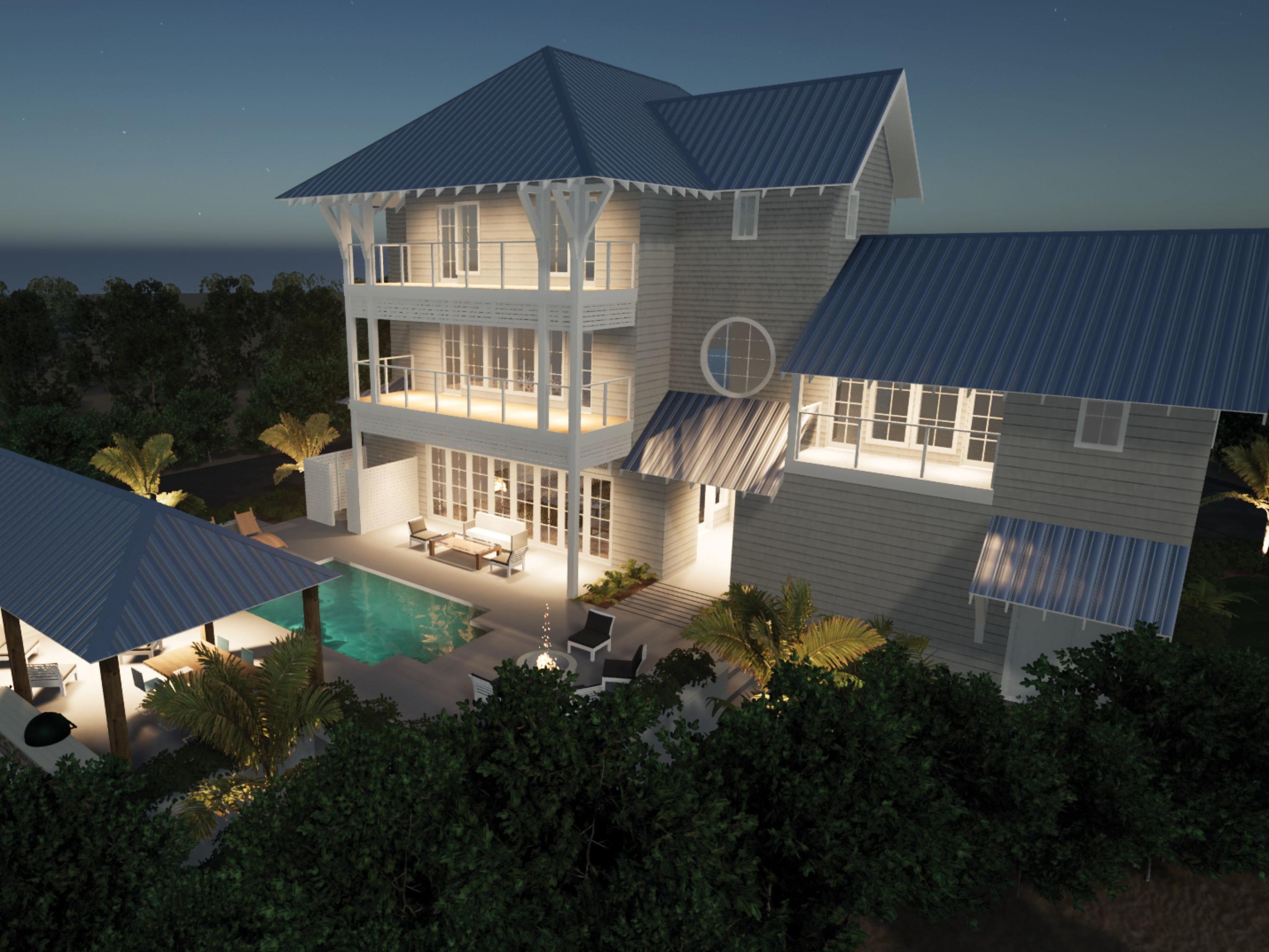 230 Blue Lake Road Santa Rosa Beach, FL 32459 - Photo 2 of 14 a front view of a house with a yard