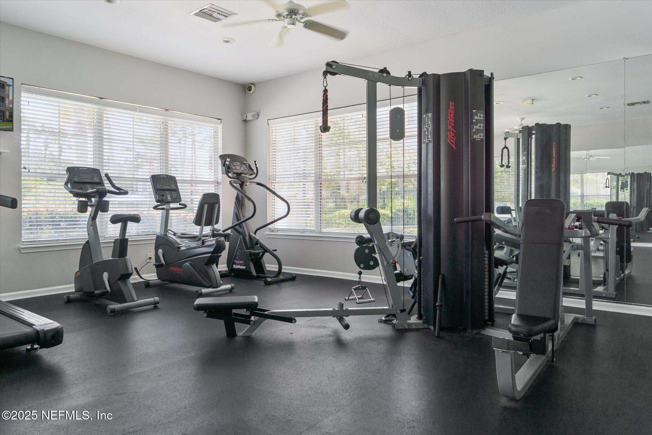 7990 Baymeadows Road East, Unit 201 Jacksonville, FL 32256 - Photo 31 of 43 a view of a room with gym equipment