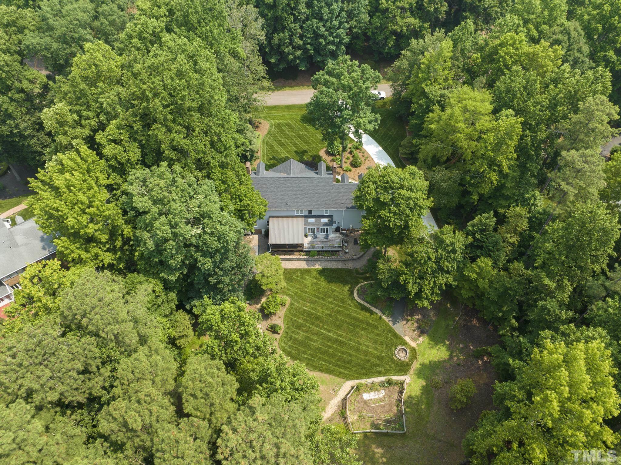 1113 Bentham Drive Raleigh, NC 27614 - Photo 60 of 78 an aerial view of a house with a yard