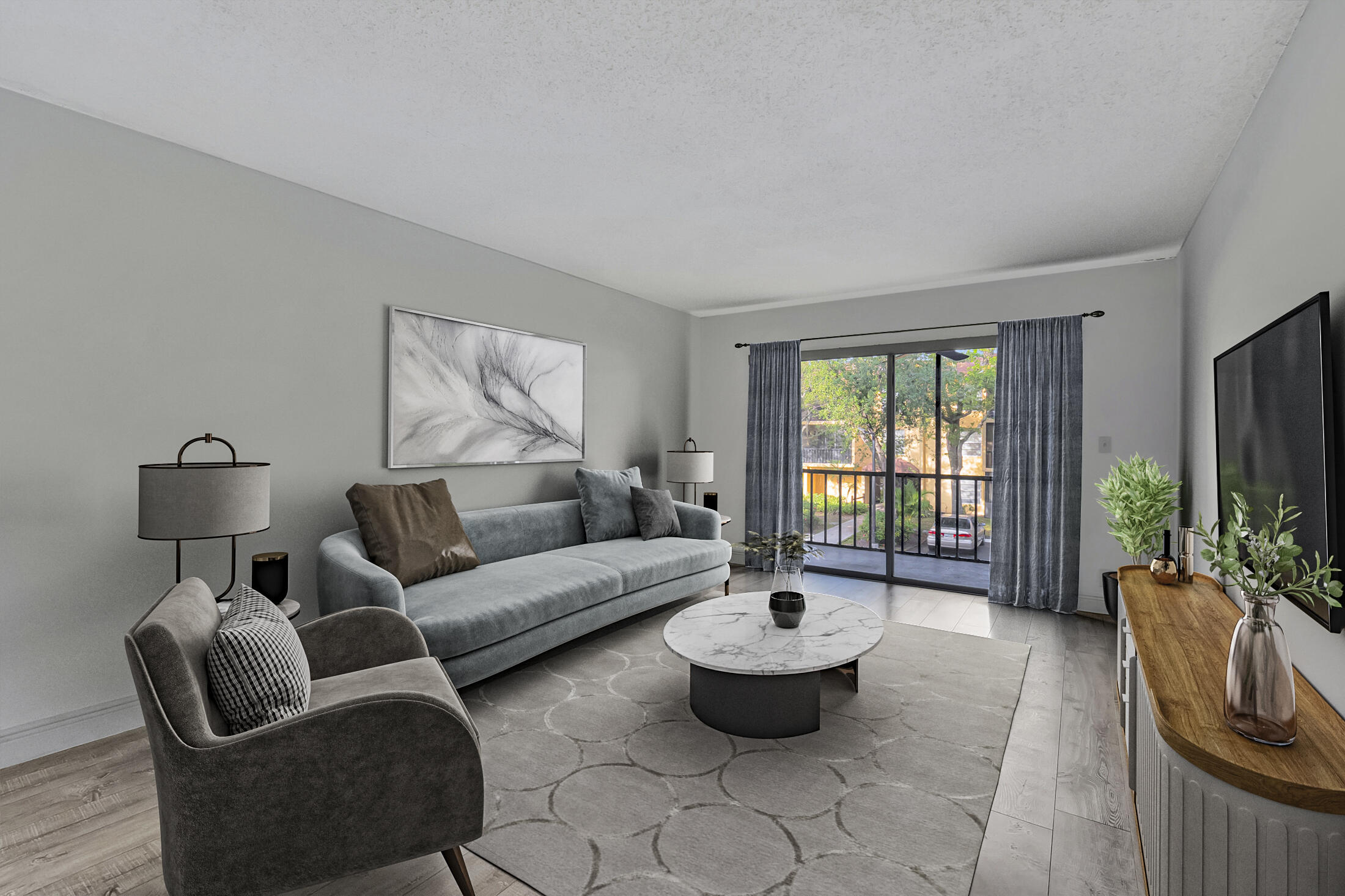 460 Northwest 20th Street, Unit 211 Boca Raton, FL 33431 - Photo 14 of 44 Living Room (Virtually Staged)
