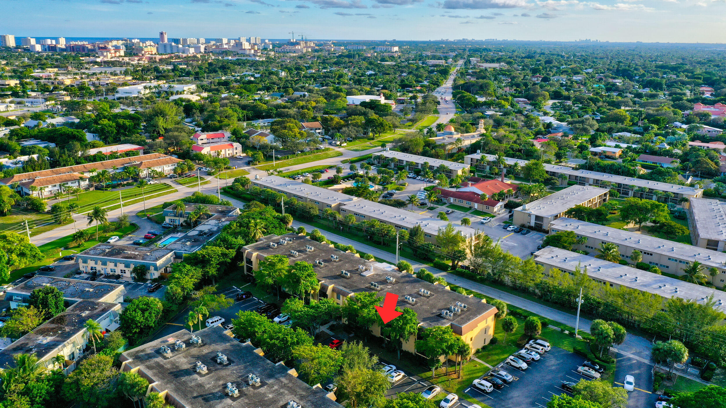 460 Northwest 20th Street, Unit 211 Boca Raton, FL 33431 - Photo 35 of 44 Drone View