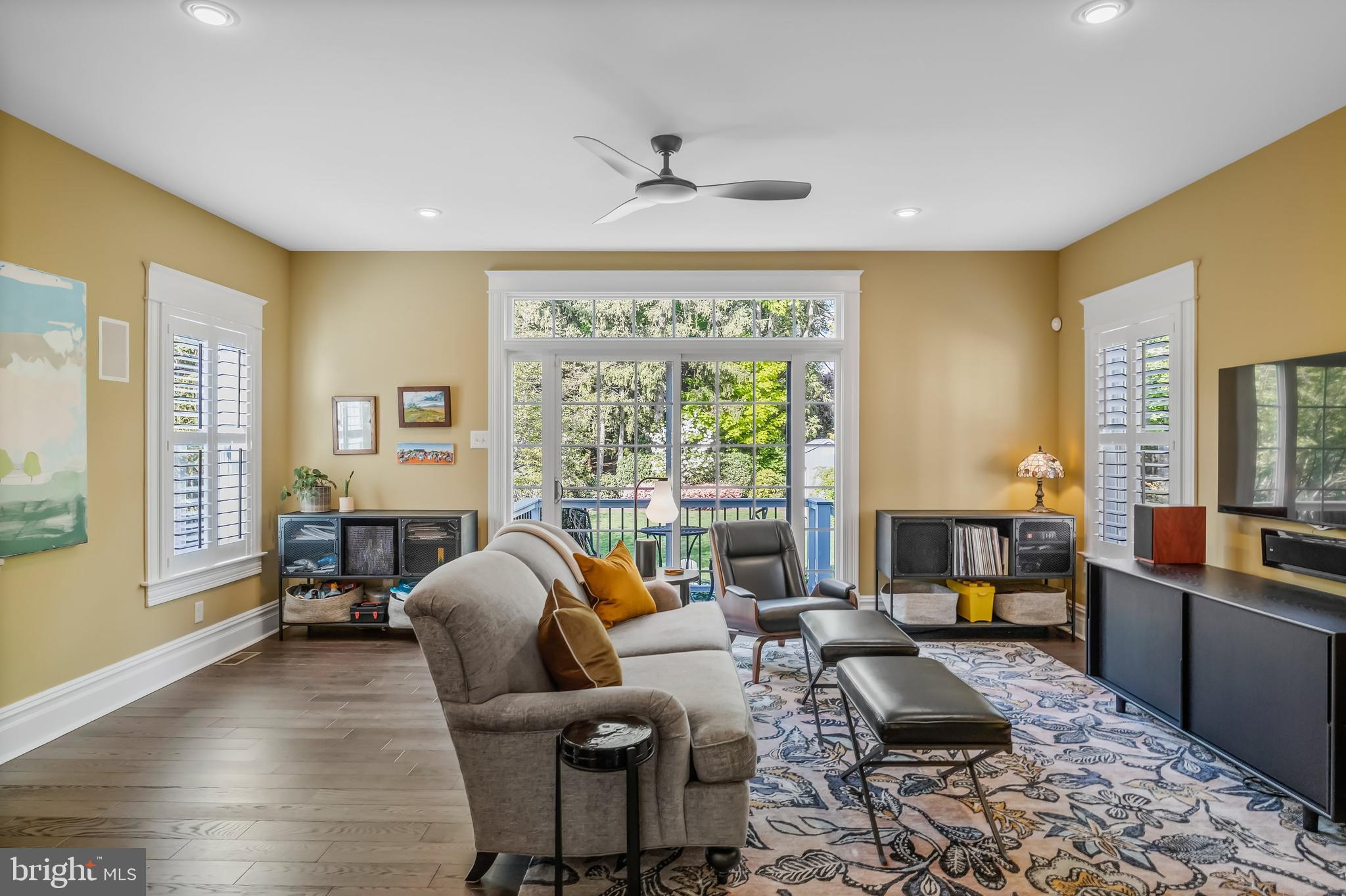 43 Estaugh Avenue Haddonfield, NJ 08033 - Photo 18 of 38 a living room with furniture and a large window