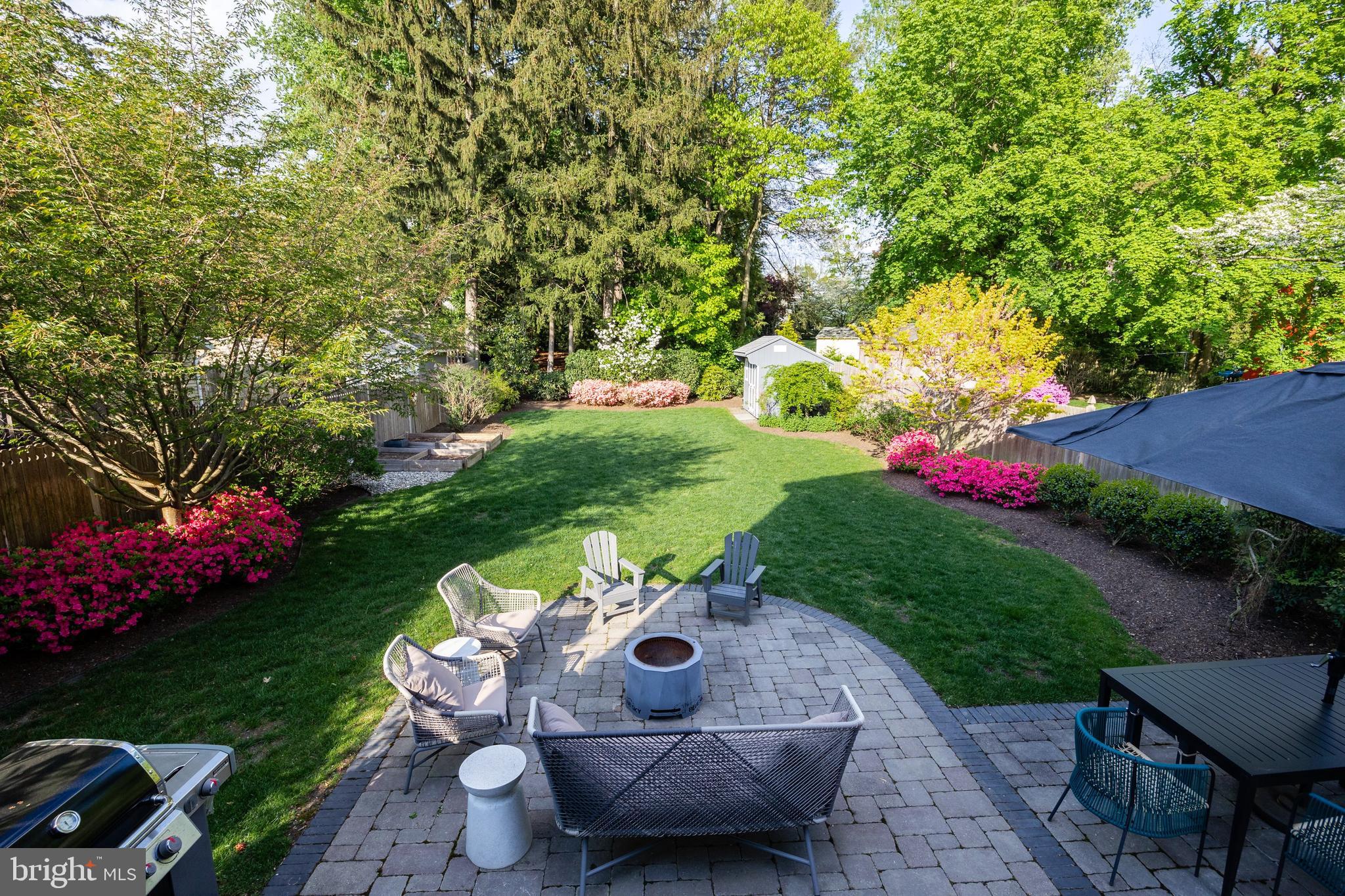 43 Estaugh Avenue Haddonfield, NJ 08033 - Photo 36 of 38 a garden view with a seating space