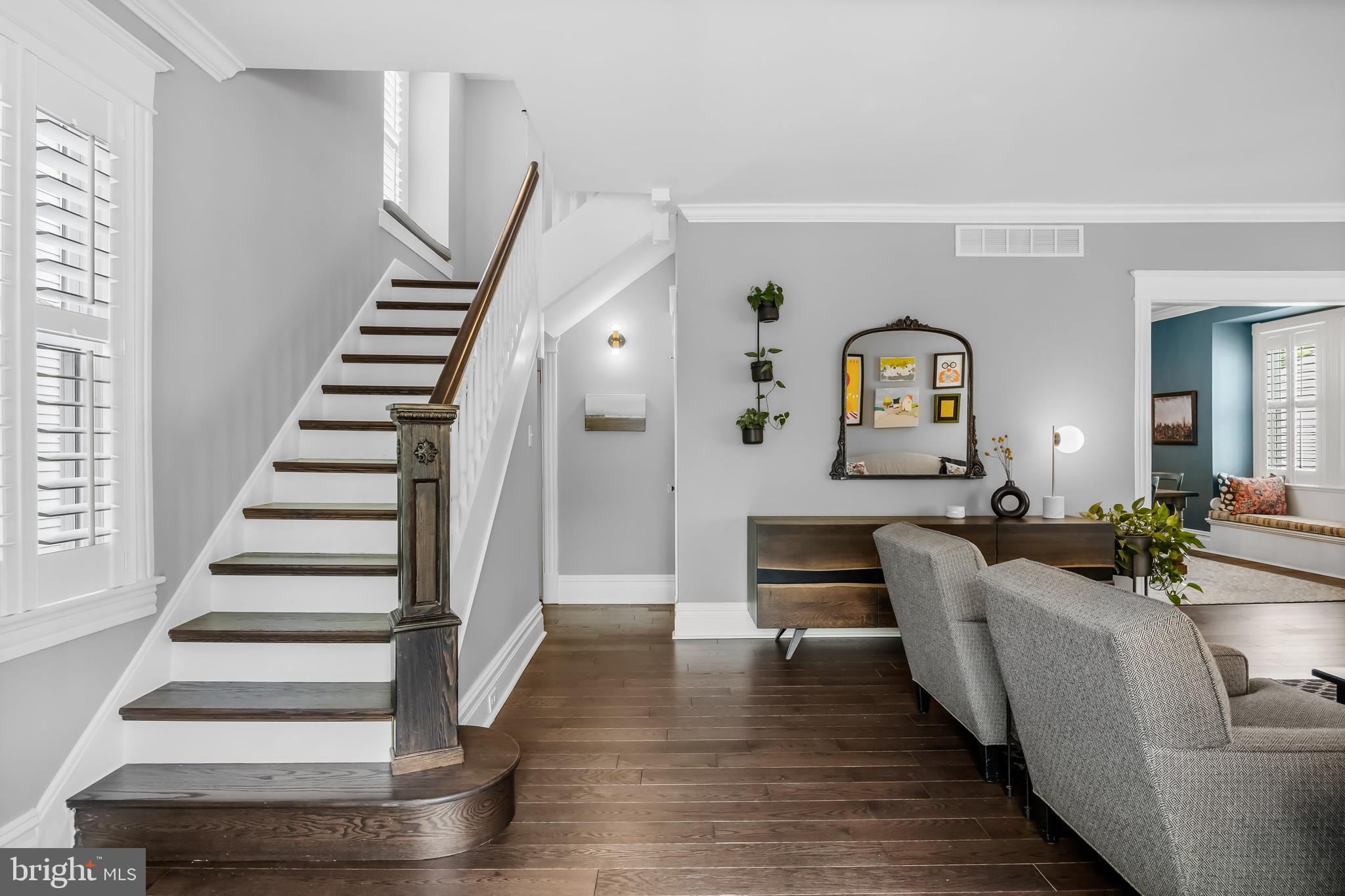 43 Estaugh Avenue Haddonfield, NJ 08033 - Photo 6 of 38 a living room with furniture and a wooden floor