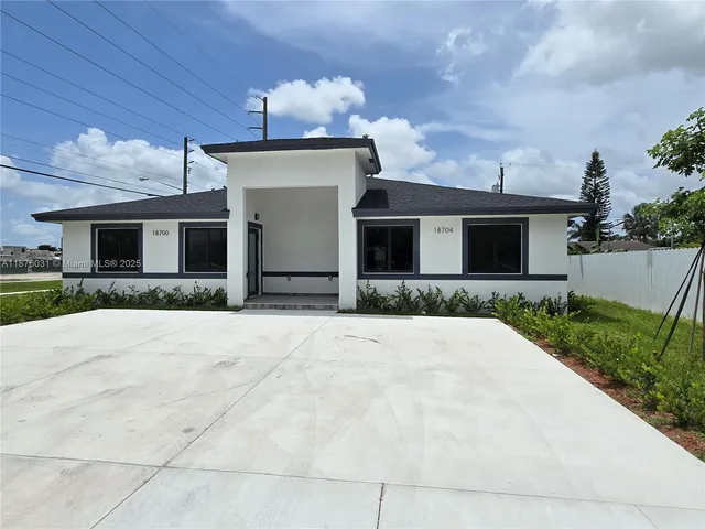 a view of a house with a patio