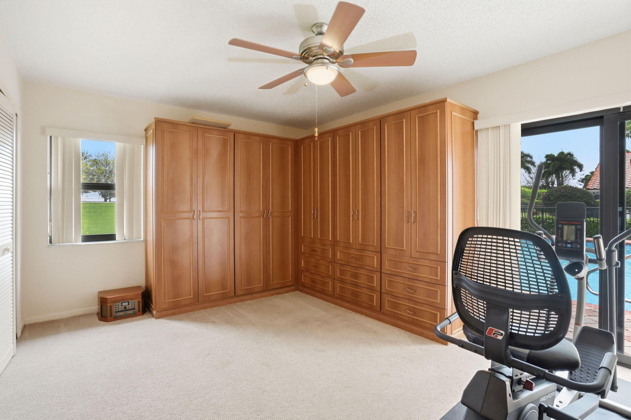 1960 Northwest 25th Street Boca Raton, FL 33431 - Photo 37 of 50 wooden floor and windows in a room