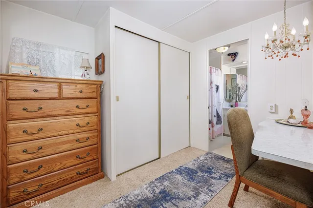 a view of a livingroom with furniture