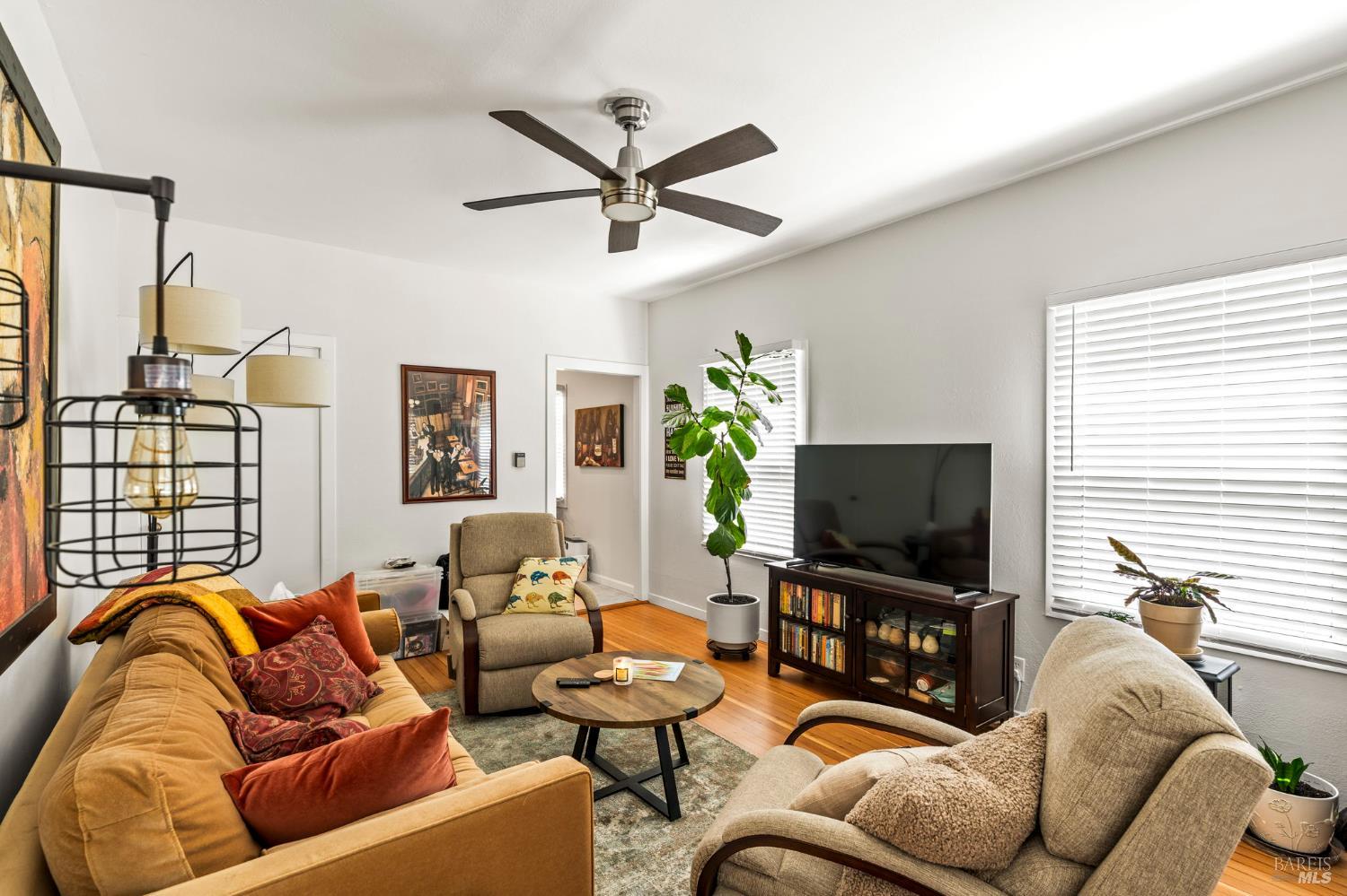 1225 Oakville Grade Road Oakville, CA 94558 - Photo 54 of 76 a living room with furniture and a flat screen tv