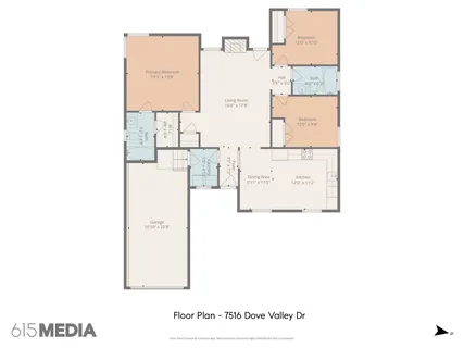 $379,000 | 7516 Dove Valley Drive, Nashville, TN 37221