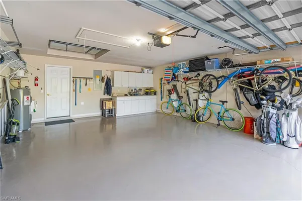 a view of a bike garage