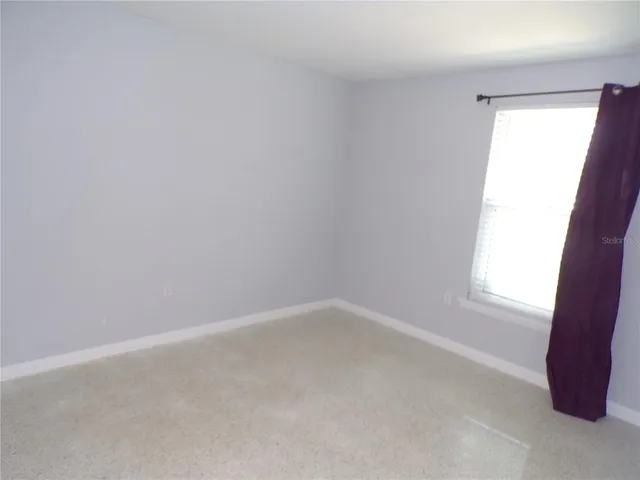 a view of small space with a window