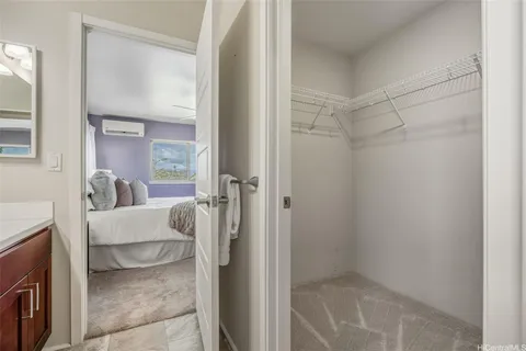 a spacious bathroom with a shower and a sink