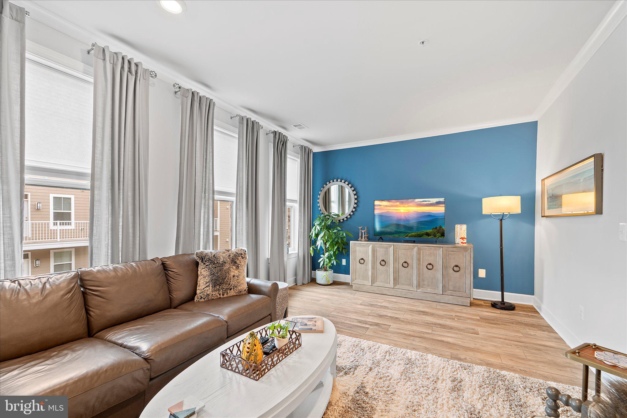 45206 Lettermore Square Sterling, VA 20166 - Photo 13 of 42 a living room with furniture and a flat screen tv