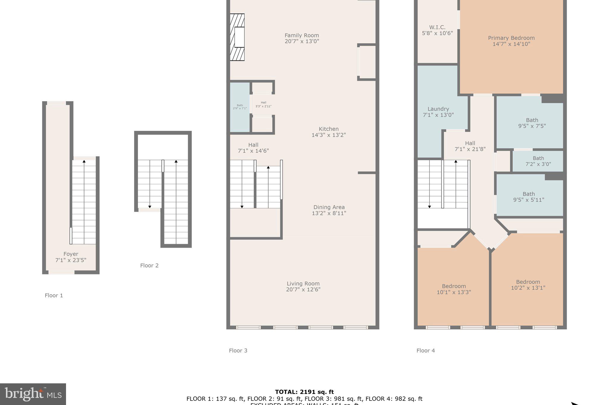 45206 Lettermore Square Sterling, VA 20166 - Photo 42 of 42 a picture of a floor plan