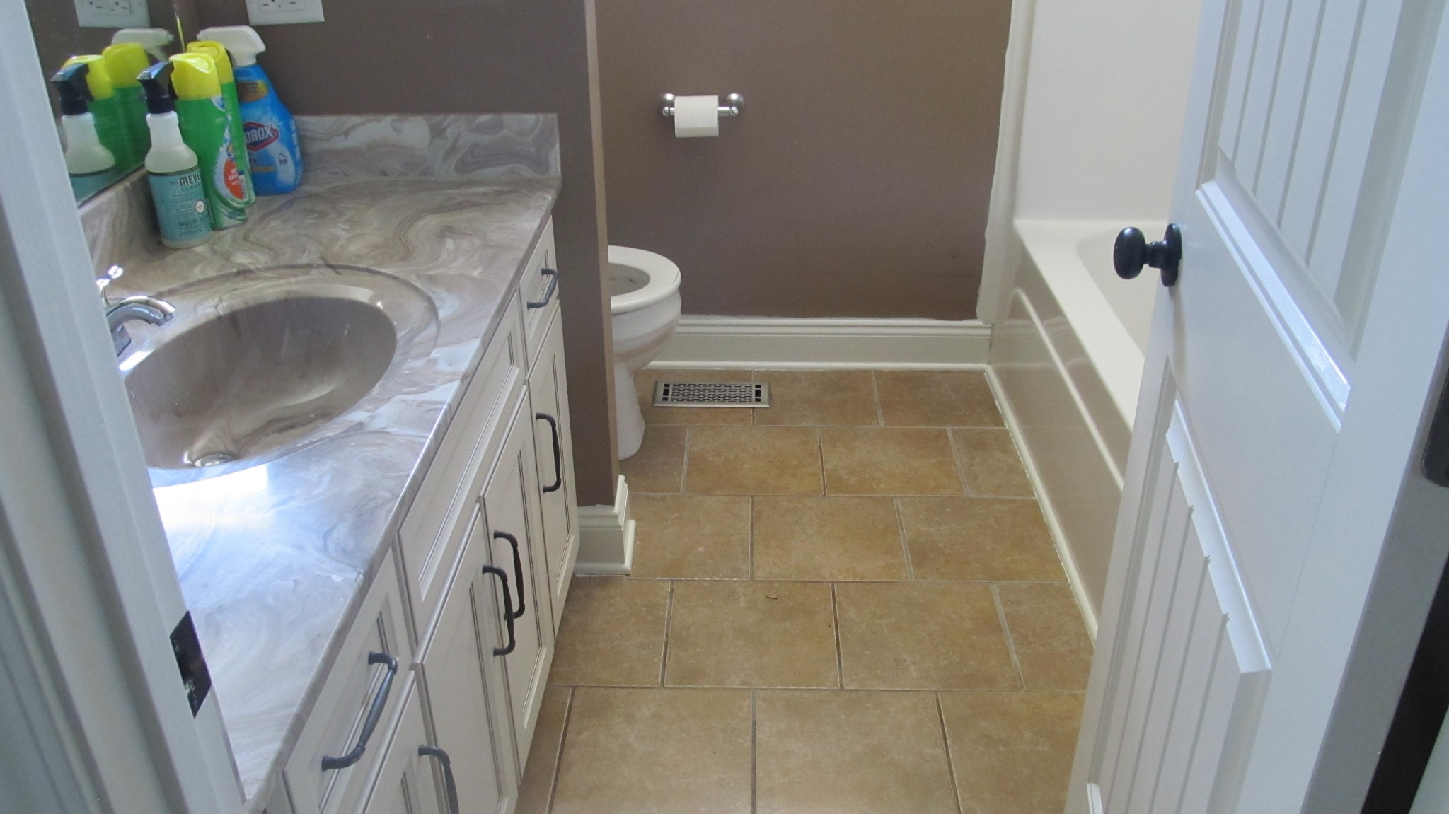 353 7 Mile Ferry Road Cunningham, TN 37052 - Photo 5 of 14 a bathroom with a sink a toilet and shower