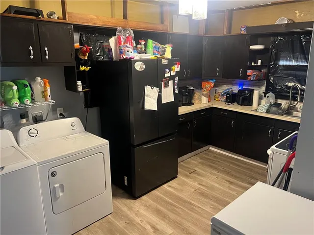 a room with storage and utility