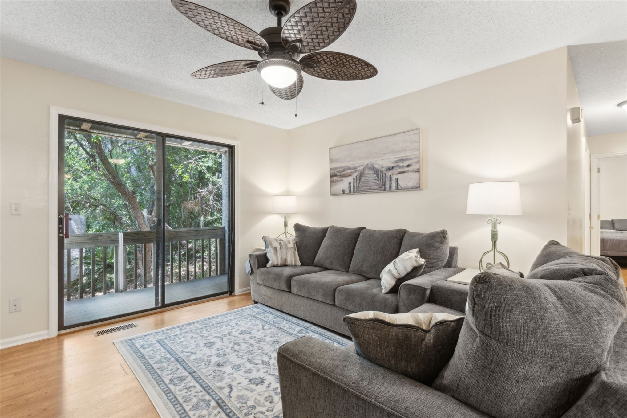 2583 Forest Ridge Drive, Unit N3 Fernandina Beach, FL 32034 - Photo 3 of 34 a living room with furniture and a large window