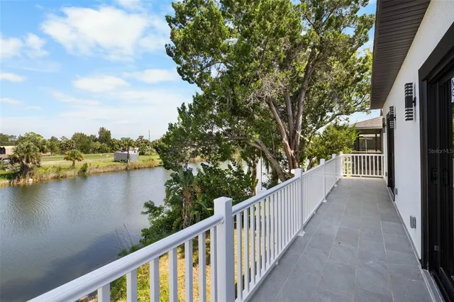 a view of balcony and city view