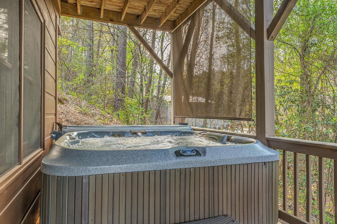 398 Pin Oak Road Murphy, NC 28906 - Photo 4 of 30 a view of a two chairs in the balcony