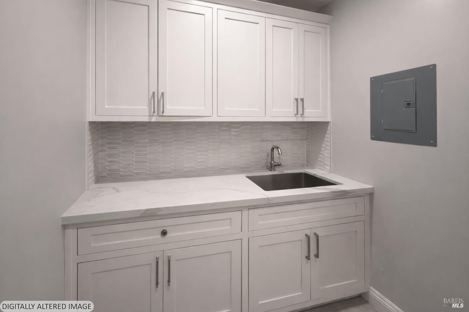 3726 Cannes Place Santa Rosa, CA 95403 - Photo 63 of 68 Another view of the upper-level laundry room. Upper and lower cabinets and utility sink.