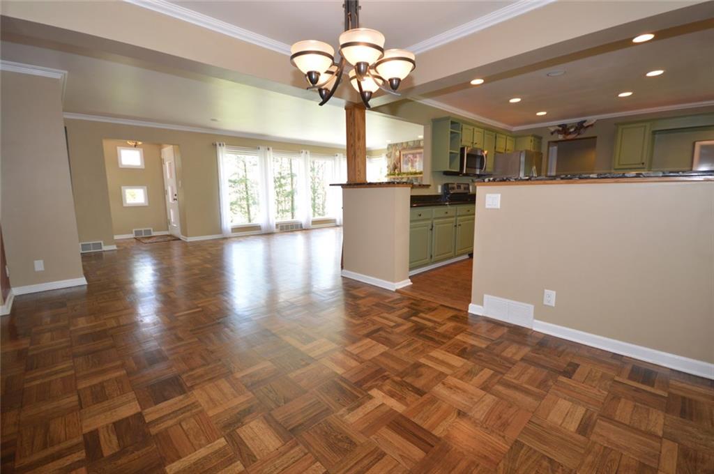2610 Pulaski Road New Castle, PA 16105 - Photo 6 of 25 The open concept living/dining/kitchen areas make entertaining easy.