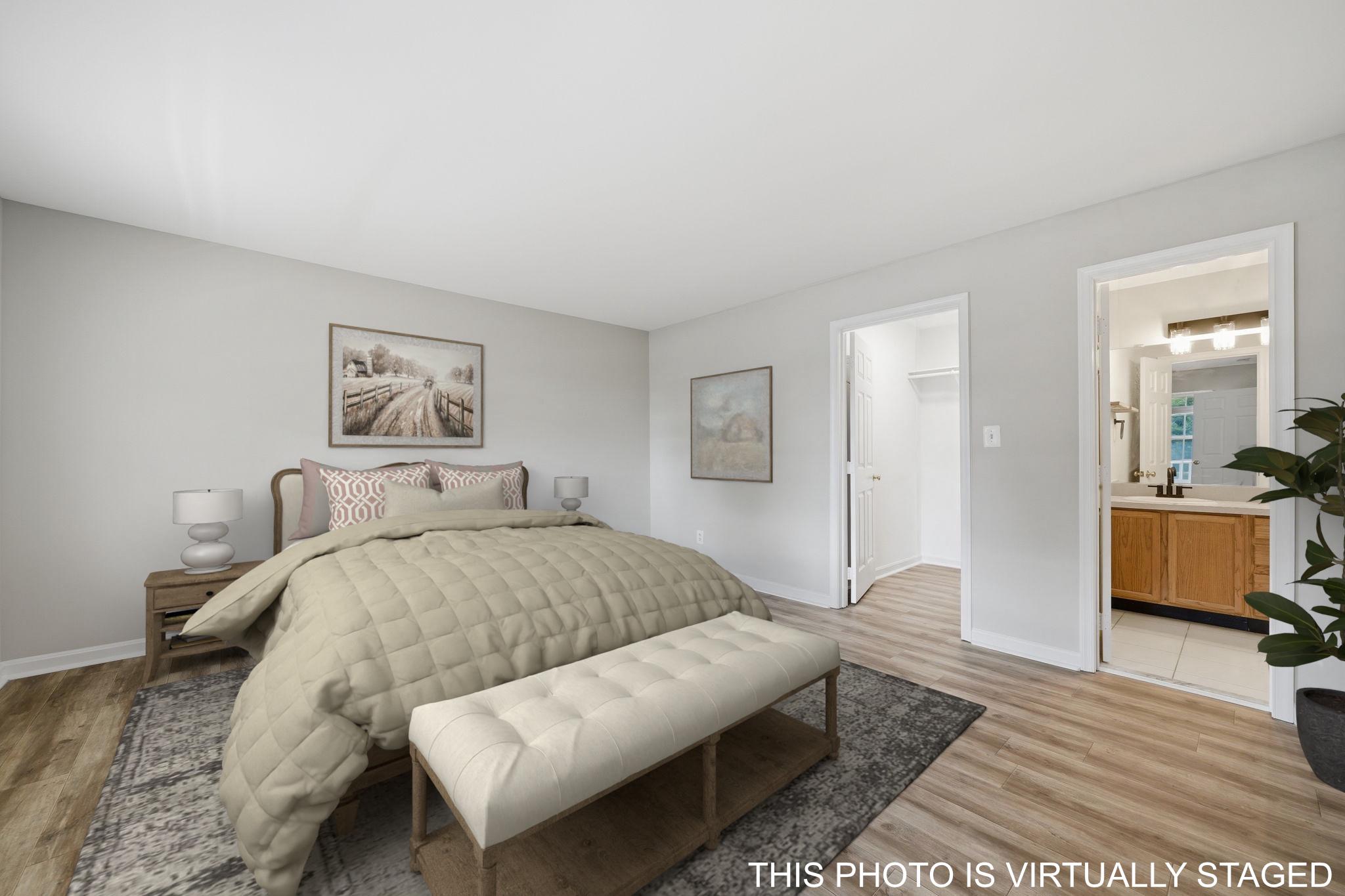 5425 South Branch Road Fredericksburg, VA 22407 - Photo 17 of 41 Serene primary bedroom with modern touches