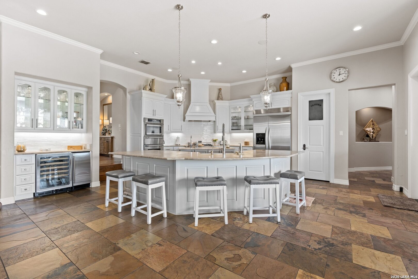 136 Park Ridge Boerne, TX 78006 - Photo 15 of 47 a large kitchen with a table and chairs
