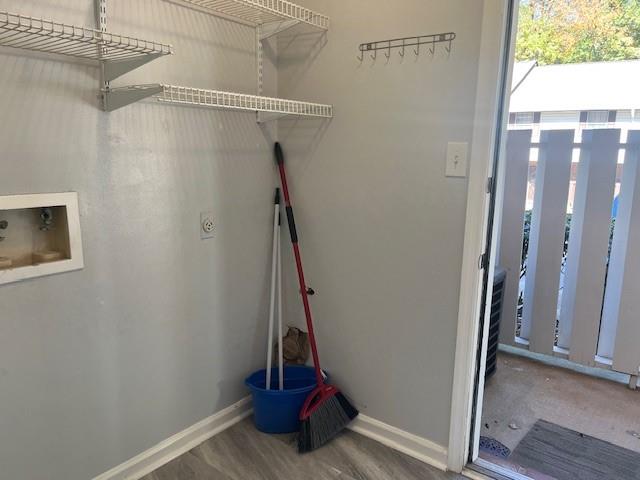 5950 WinterGreen Road Northwest Norcross, GA 30093 - Photo 23 of 33 a view of small space with racks on the wall