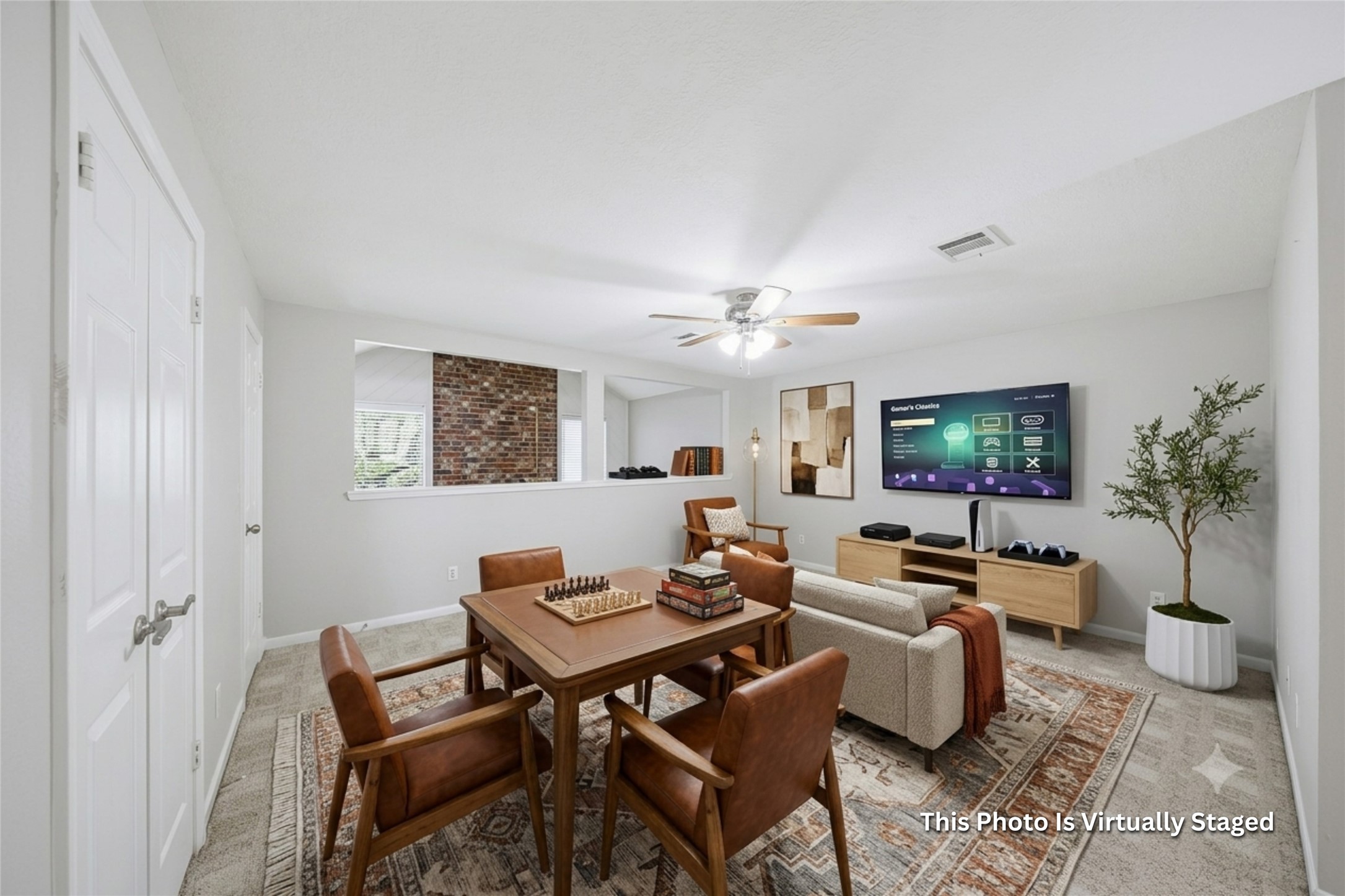 727 Bunker Hill Road, Unit 34 Houston, TX 77024 - Photo 6 of 38 Upstairs you will find the game room.