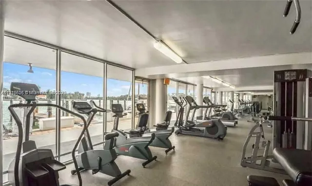 a view of a lake with a city skyline in the background
