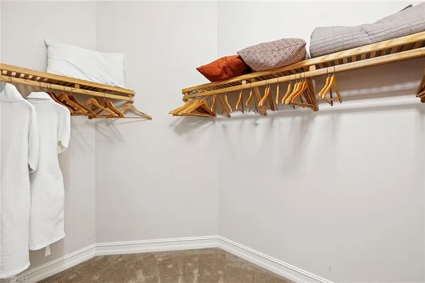 a view of walk in closet