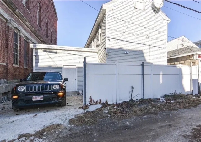 a view of a car garage