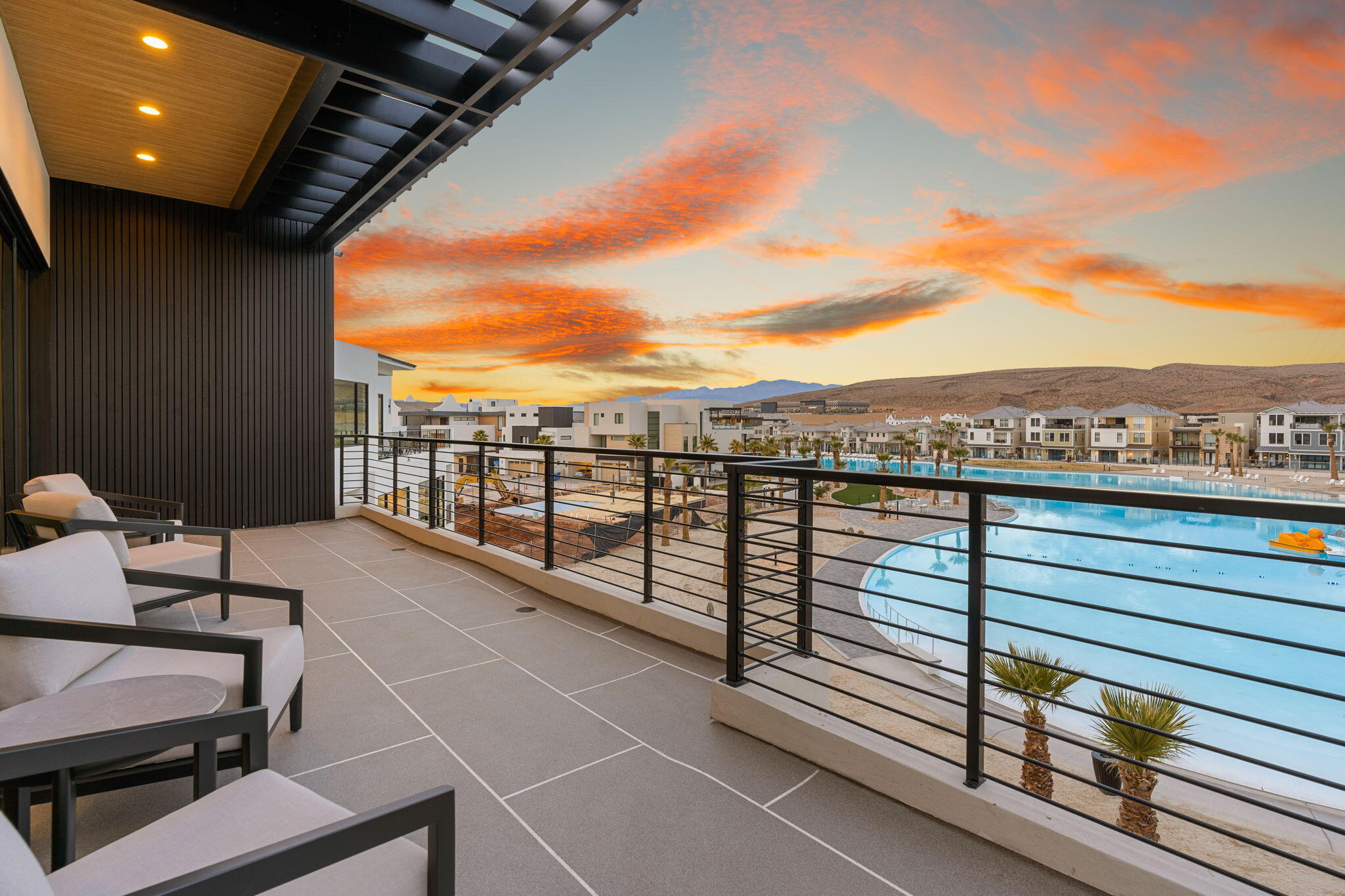 5495 South Copper Pearl Lane St. George, UT 84790 - Photo 2 of 37 Private balcony with sunset views